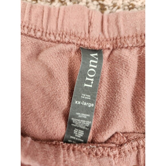 VUORI Sunnyside Pink Shorts Women’s Size XXL Organic Cotton - Picture 3 of 7